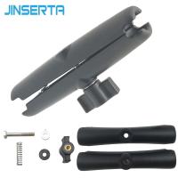 Jinserta 15ซม. แขนซ็อกเก็ตคู่ยาวสำหรับยึดฐานลูก1นิ้ว