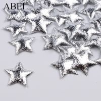 ﹊✇ 100pcs 20mm Silver Star small ornaments for Scrapbook Cards Gift Box Cake Topper Xmas Decoration Stick On Star Stickers