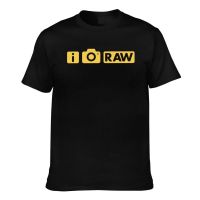 Customized Summer Tee I Shoot Raw Funny Photo Photographer Camera Hip Hop Tshirt For Man