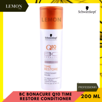 Schwarzkopf BC Time Restore Q10+ Conditioner 200ml บีซี โบนาเคียว คิวเท็น+ ไทม์ รีสโตร์ คอนดิชั่นเนอร์ 200 มล.