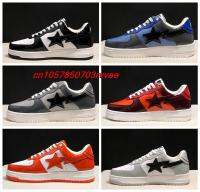 Bapesta Bapestas รองเท้า SK8 2ดีไซเนอร์สำหรับผู้ชายผู้หญิงรองเท้าผ้าใบส้นหนาลิงแบบดั้งเดิม Camo ดาวสีขาวสีเขียวสีแดงสีดำรองเท้าผ้าใบสีเหลือง