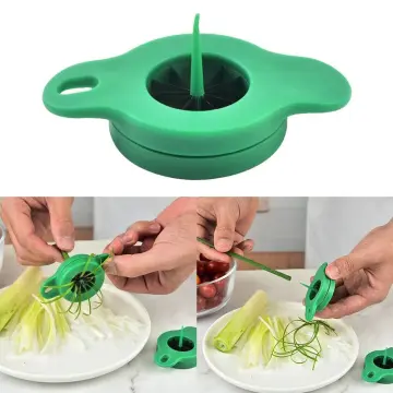 1pc Plastic Green Onion Shredder, Scallion Cutter For Kitchen