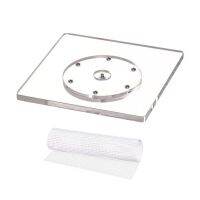 【hot】❦卍♝  Cookie Turntable Transparent Swivel Turn Table Decorating Tools Holder for