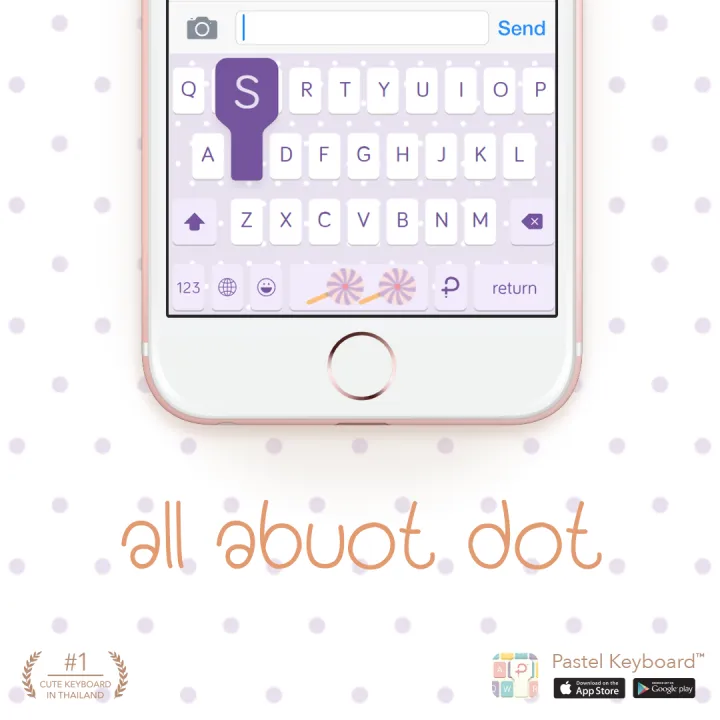All about dot Keyboard Theme⎮(EVoucher) for Pastel Keyboard App