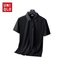 Uniqlo เสื้อโปโลผู้ชายกีฬาเสื้อยืดระบายอากาศ