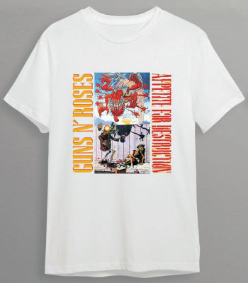 เสื้อยืด Guns N Roses เสื้อยืดวงดนตรี เสื้อวง Guns N Roses