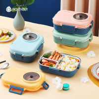 WORTHBUY Creative Camera Lunch Box For Kid School Bento Lunch Box 188 Stainless Steel Food Container Leak-Proof Lunch Container