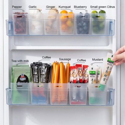 [สง่างาม] 2ชิ้นตู้เย็นออแกไนเซอร์กล่องตู้เย็นลิ้นชักออแกไนเซอร์ตู้เย็นใสถังเก็บครัวจัดกล่องเก็บ
