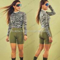 ☍☏ [PROMOTION] Pro Women Cycling Suit Long Sleeve Triathlon Skinsuit Quick Dry MTB Mountain Cycling Clothes Outfit