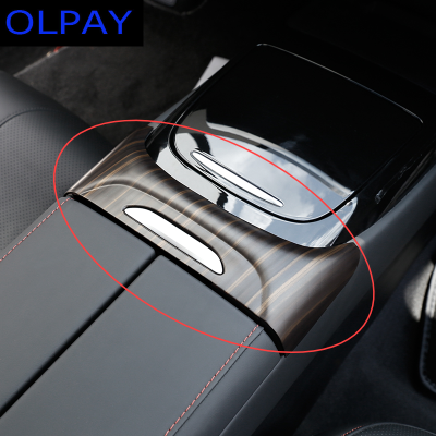สำหรับ Xpeng P7รถควบคุมกลางที่เท้าแขนกล่องตกแต่งที่สำคัญกรอบและกล่องเก็บกลางที่สำคัญรถอำนวยความสะดภายใน