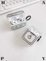 【CC】 Soft Airpods 1 2 3 Bluetooth Cover 2nd Keychain Charging