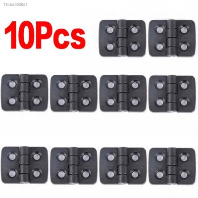 ﹍ஐ 10pcs Black Nylon Plastic Butt Hinge For Electric Box Cabinet Industrial Box Door Bearing Butt Hinge Binder Hardware