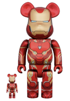 (ของแท้) Bearbrick Iron Man Mark 50 MK50 400+100% แบร์บริค by Medicom Toy ของใหม่ มือ 1