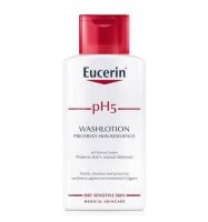 Eucerin pH5 WASHLOTION Skin-Protection ยูเซอรีน พีเอช 5 วอช โลชั่น ครีมอาบน้ำ สำหรับผิวแห้ง 200ml.