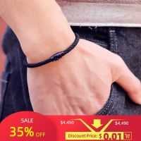 2022 Men Bracelet Rope Minimalist Micro Magentic Braclet Homme Boyfriend Gift Economic Male Hand Accessories Pulseras Hombre