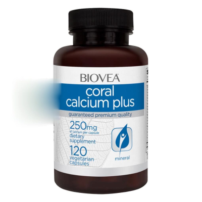 BIOVEA CORAL CALCIUM PLUS 1000 mg / 120 Capsules