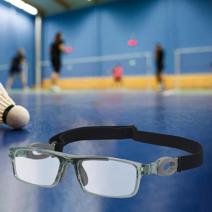 แว่นตาสำหรับกีฬาบาสเก็ตบอลป้องกันการชนสำหรับผู้ชายผู้หญิงสำหรับฟุตบอลฟุตบอล