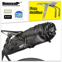 Rhinowalk กระเป๋าอานจักรยาน5L/10L/13L กระเป๋าที่นั่งด้านหลังกันน้ำพร้อมตัวยึดโครเมี่ยมฟรีกระเป๋าใส่ของจักรยานความจุขนาดใหญ่