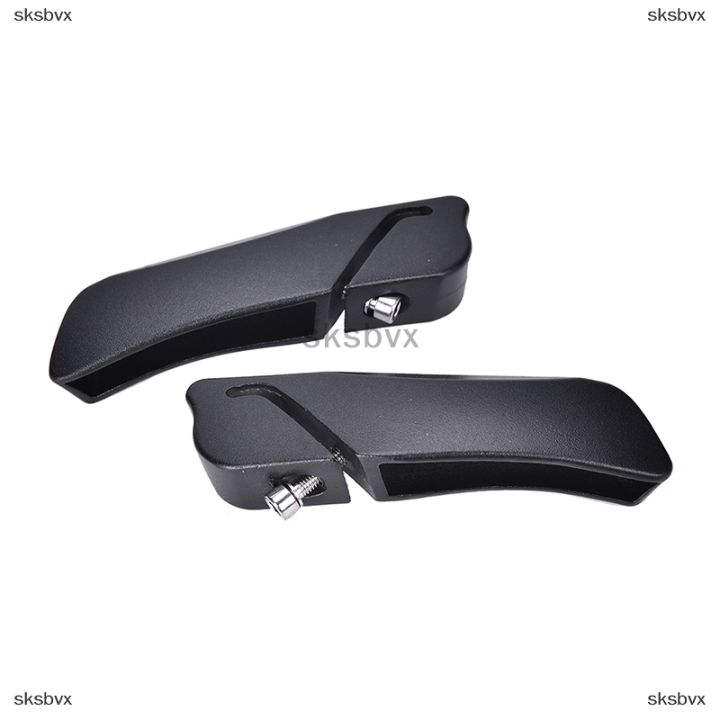 sksbvx-2x-black-อลูมิเนียมจักรยานจักรยานจักรยานเสือภูเขา-handlebar-bar-end-grips