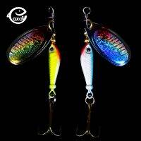 QXO 2pcs/lot 9g Spoon Metal Novel Jig Fishing Lures Spoon Bait Winter Goods For Fishing Hard Jigging Spinners Jerkbait Shad