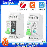 TUYA MCB Zigbee พร้อมการวัดแสง Smart Circuit Breaker 16A 32A DIN Rail สำหรับ Smart Home สวิตช์ควบคุมระยะไกลไร้สายโดย APP TONGOU-Pujeu