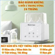 Trắng - Máy hâm sữa và tiệt trùng điện tử 2 bình Mum s Care Smarlov MC