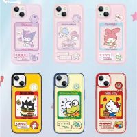 SANRIO ของแท้ เคสโทรศัพท์มือถือหนังนิ่ม กันกระแทก ลาย Hello Kitty My Melody Twin Stars สําหรับ iPhone 13 Pro MAX 13 Pro 12 Pro MAX 11 X XS MAX XR