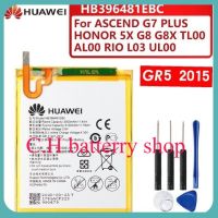 แบตเตอรี่ Huawei GR5 2015 ASCEND G7 PLUS Glory Play 5x 5A Honor 5X G8X G8 GR5 RIO L03 TL00 AL00 UL00 HB396481EBC 3100mAh