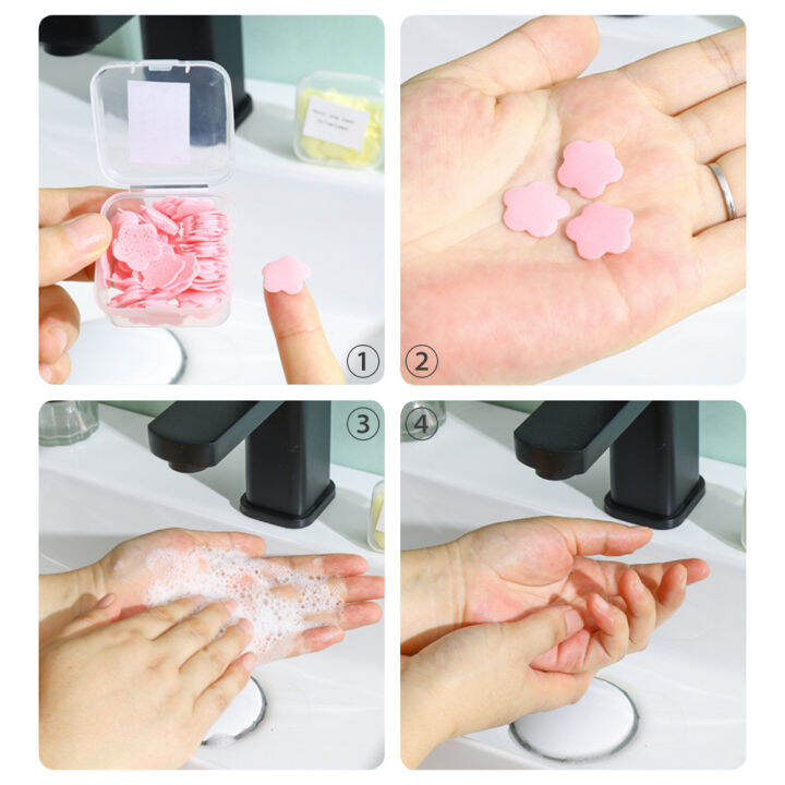 80pcs-box-petal-disposable-flower-scented-hand-handwashing-slice-mini-soap-bath-paper