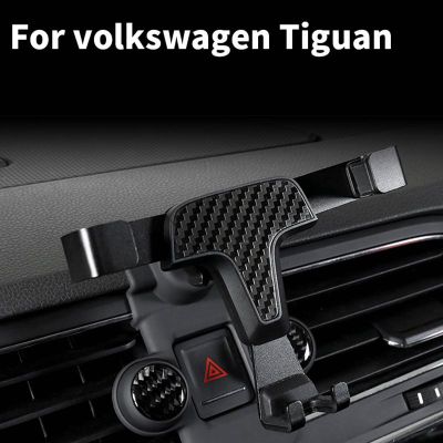 โทรศัพท์มือถือยึดสำหรับการนำทางโทรศัพท์มือถือรถยนต์สำหรับ VW Volkswagen ไทกวน Mk2 2016 17 2018 2019 2020