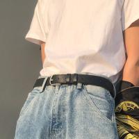 Han edition belt belt male students ins the young fashionable personality contracted joker black ms belts