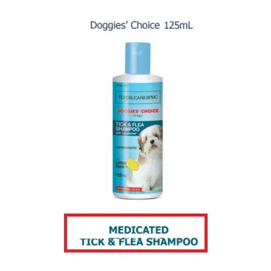 Doggies' Choice Medicated Tick & Flea Shampoo 125ml | Lazada PH