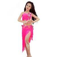 ♟✚ Bellydance Sleeve Rhinestone Tassel Placketing Skirt Belly dance 2pcs set for Girl/children/kidcostume performance wears RT356