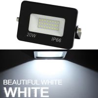 【❂Hot On Sale❂】 dssf32423 ไฟฟลัดไลท์ Led 10W 20W 30W 50W 100W 200W Ac220v ทางเดินในสวนกลางแจ้ง Ip66สะท้อนแสงแผ่นเรืองแสงกันน้ำ66