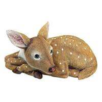 Design Toscano : DTCQM2737500* อุปกรณ์ตกแต่ง Hershel The Forest Fawn Baby Deer Statue