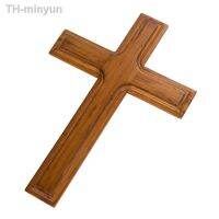 minyun ไม้ CROSS เครื่องประดับ Christ Wall แขวนตาราง สำหรับ แท่นบูชา Chapel ตกแต่งโบสถ์คริสเตียนของขวัญหัตถกรรม 10