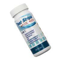 แถบทดสอบอเนกประสงค์6-ใน-1 50ชิ้นค่าความเป็นด่างคลอรีนตกค้างอุปกรณ์ทดสอบความแข็งความแม่นยำสูงตรวจจับได้ง่ายอุปกรณ์สระว่ายน้ำสำหรับตู้ปลา