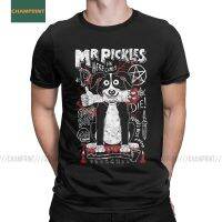 Mr Picklestv T-shirts For Adults Evil Dog Design Cotton Short Sleeve Funny Shirt Adult Satin