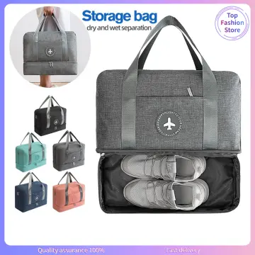 Travel Bags For Women Men Duffle Bag Organizer Large Capacity Waterproof  Dry Wet Separation Fitness Shoulder Handbag Travel Bag