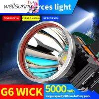 Wellsunny ไฟหน้าแอลอีดีซุปเปอร์สว่างหลอดไฟ LED แบบชาร์จไฟได้,หลอดไฟ10000ม. ไฟสำหรับบ้านฉุกเฉินกลางแจ้งตกปลาตอนกลางคืน