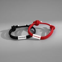 [COD] chaiienge challenge bracelet version trendy boyfriend and girlfriend long-distance love gift braided push-pull hand