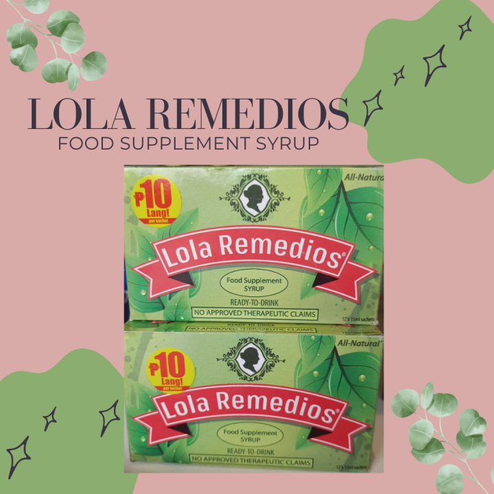 LOLA REMEDIOS FOOD SUPPLIMENT SYRUP | Lazada PH