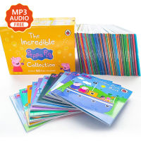 ใหม่ box set 50 หนังสือ Peppa Pig Collection ชุดหนังสืออ่านภาษาอังกฤษ Childrens Book Story Books ชุดเซ็ท Bedtime Reading Book for Kids Toddlers Babies English Learning Education หนังสืออ่านภา