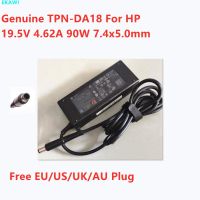 TPN-DA18แท้19.5V 4.62A 90W L39754-003 L40098-001อะแดปเตอร์ AC สำหรับแล็ปท็อป HP เพาเวอร์เครื่องชาร์จอุปกรณ์