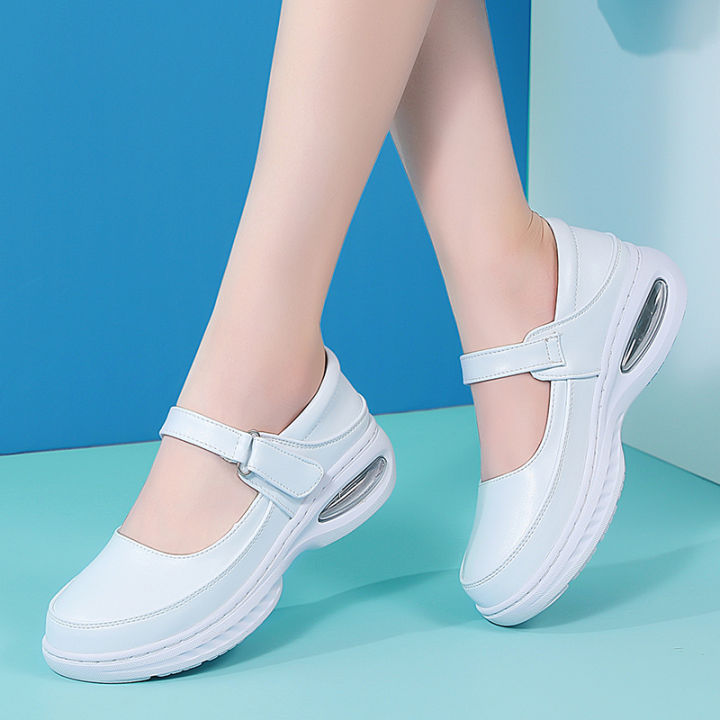 wcan-รองเท้าการพยาบาลรองเท้าส้นเตี้ยผู้หญิงพื้นรองเท้านุ่มสบายไม่เบื่อรองเท้าพยาบาลเท้ารองเท้าผู้หญิงสบาย