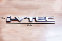 โลโก้ LOGO i-VTEC ขอบดำ ติดท้ายรถยนต์ HONDA