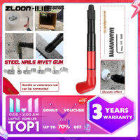 Zloon 7.3มิลลิเมตรมินิเหล็กเล็บ Rivet Nailer ผนัง Anchor ลวด Slotting อุปกรณ์ตกแต่งการติดตั้งบ้าน Diy Rivet เครื่องแรงงานประหยัดเครื่องมือ