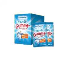 [&amp;gt;ซอง 20 g&amp;lt;] Biopharm Gummy ผสมน้ำมันปลา (exp 12/4/24) ขนมวุ้นเจลาตินสำเร็จรูป