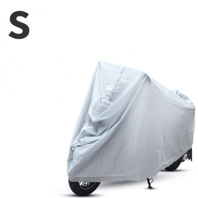 S 100*200cm Motorcycle Clothing PEVA Single Layer Rainproof Sunscreen Bicycle Cover Electric Vehicle Protective Rain Protection Covers