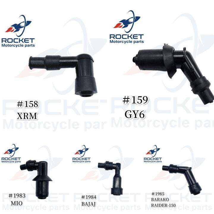 MOTORCYCLE SPARK PLUG CAP GY6/XRM/MIO/BAJAJ/BARAKO RAIDER150 CT100